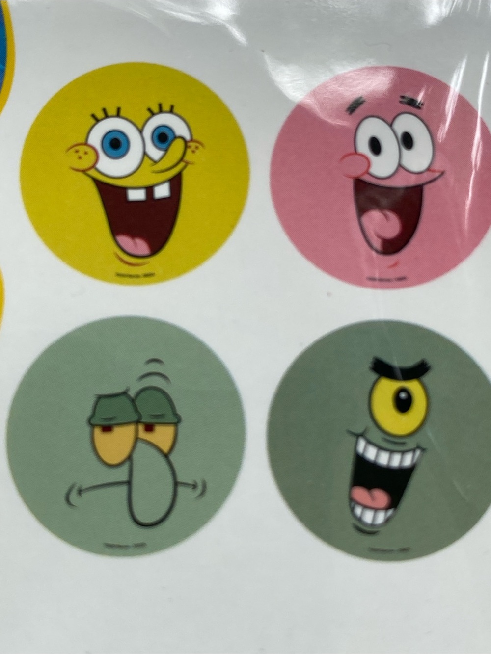 SpongeBob SquarePants Yellow SpongeBob Face Coasters - 4 Pack